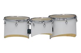 MAPEX - MARCHING MULTI-TOMS SET CT023, CONTENDER, 3-DELIG WIT
